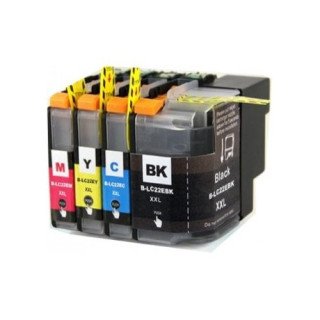 Compatível Brother LC 22U Amarelo Tinteiro