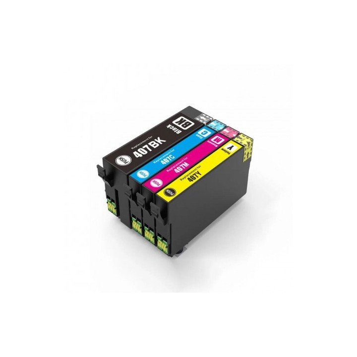 Compatível Epson T407XL Preto Tinteiro