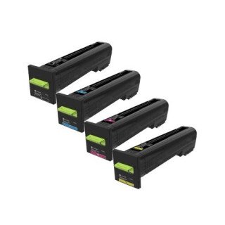 Compatível Lexmark CS820, CX820, CS860, CX860 Ciano Toner