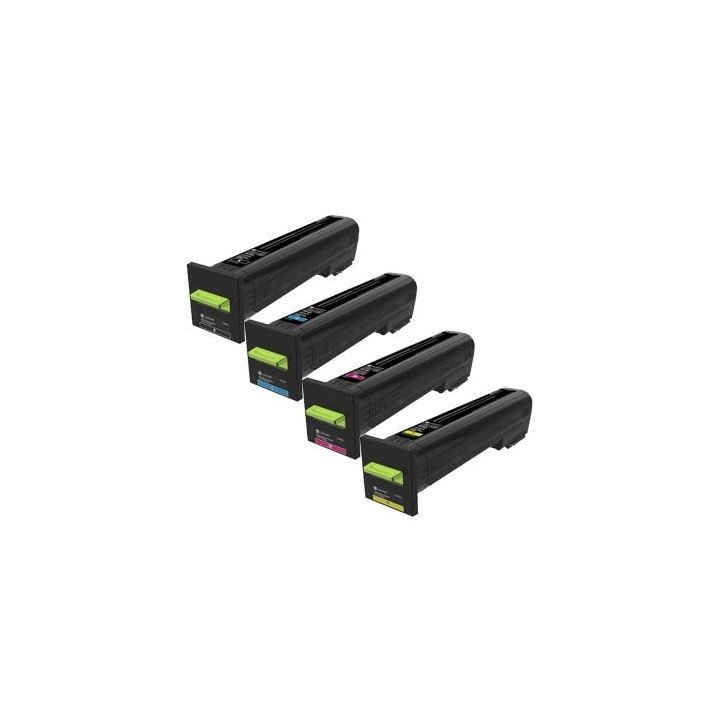 Compatível Lexmark CS820, CX820, CS860, CX860 Ciano Toner