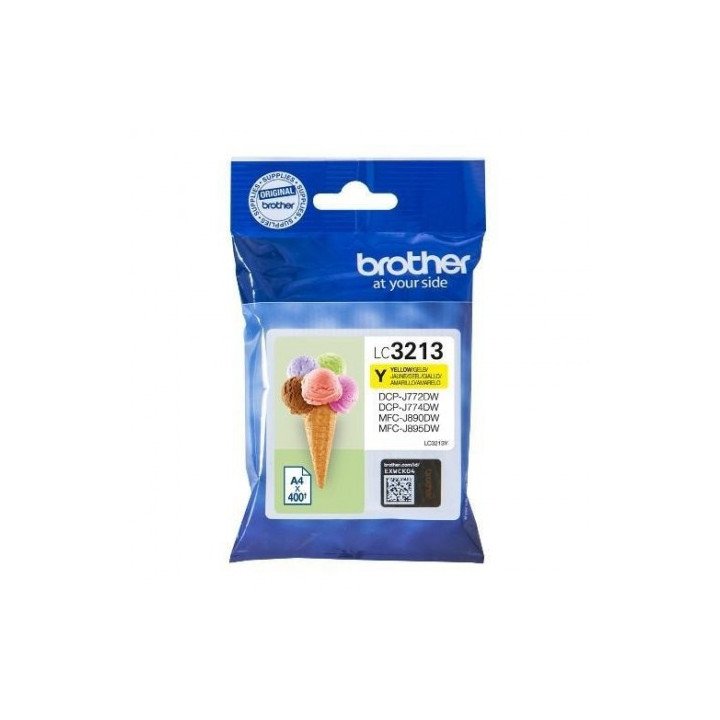 Tinteiro Original Brother LC3213 Amarelo