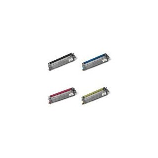 Compatível Brother TN248XL Ciano Toner con chip. MUESTRA NIVEL TINTA